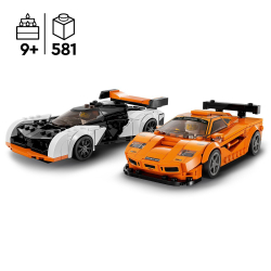 LEGO Speed Champions — McLaren Solus GT и McLaren F1 LM 76918
