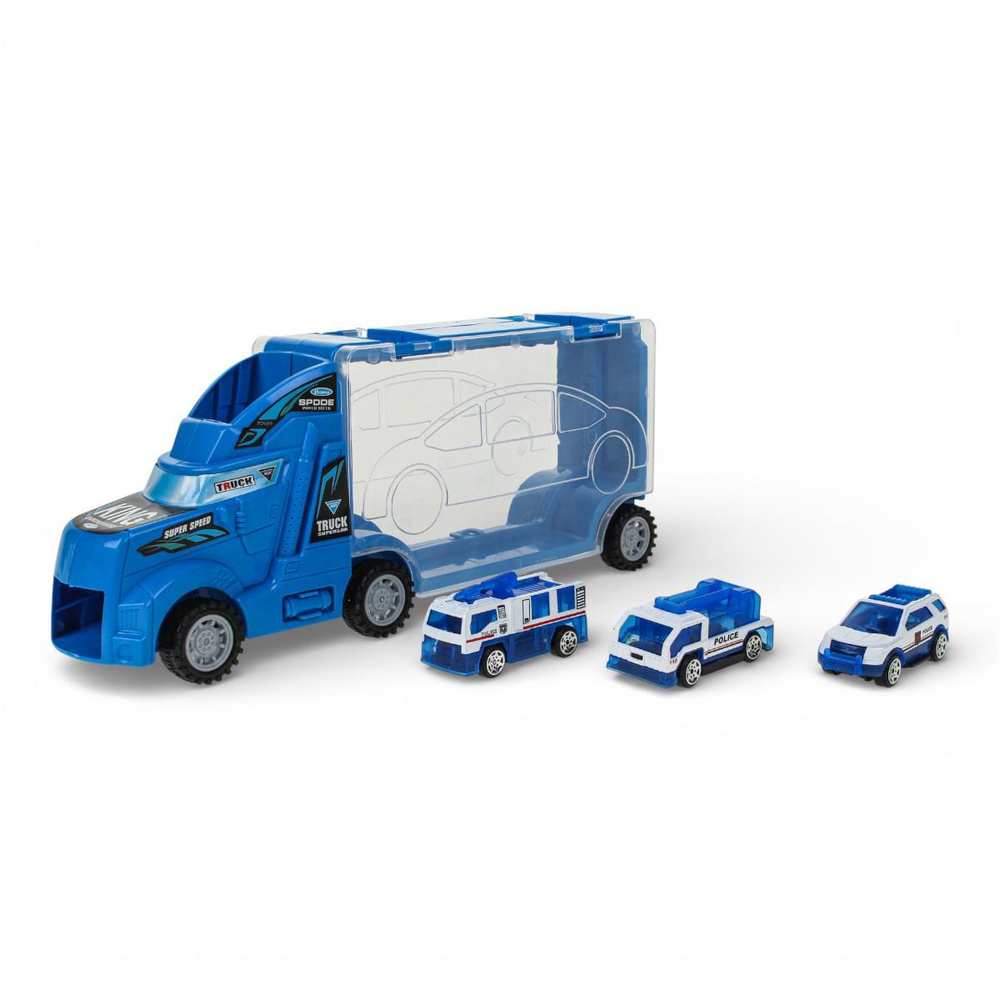 Набор машин 4шт, коробка CY-350