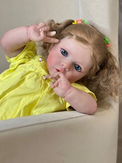 Кукла Реборн мягконабивная 60см в пакете (FA-532)