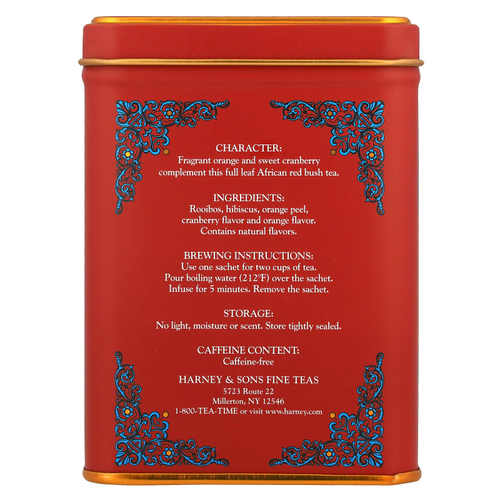 Harney & Sons, HT Tea Blends, африканская осень, без кофеина, 20 пакетиков, 40 г (1,4 унции)