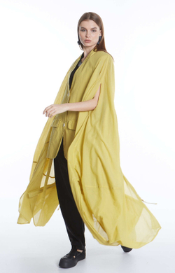 ЖАКЕТ С РУКАВАМИ ИЗ ВУАЛИ