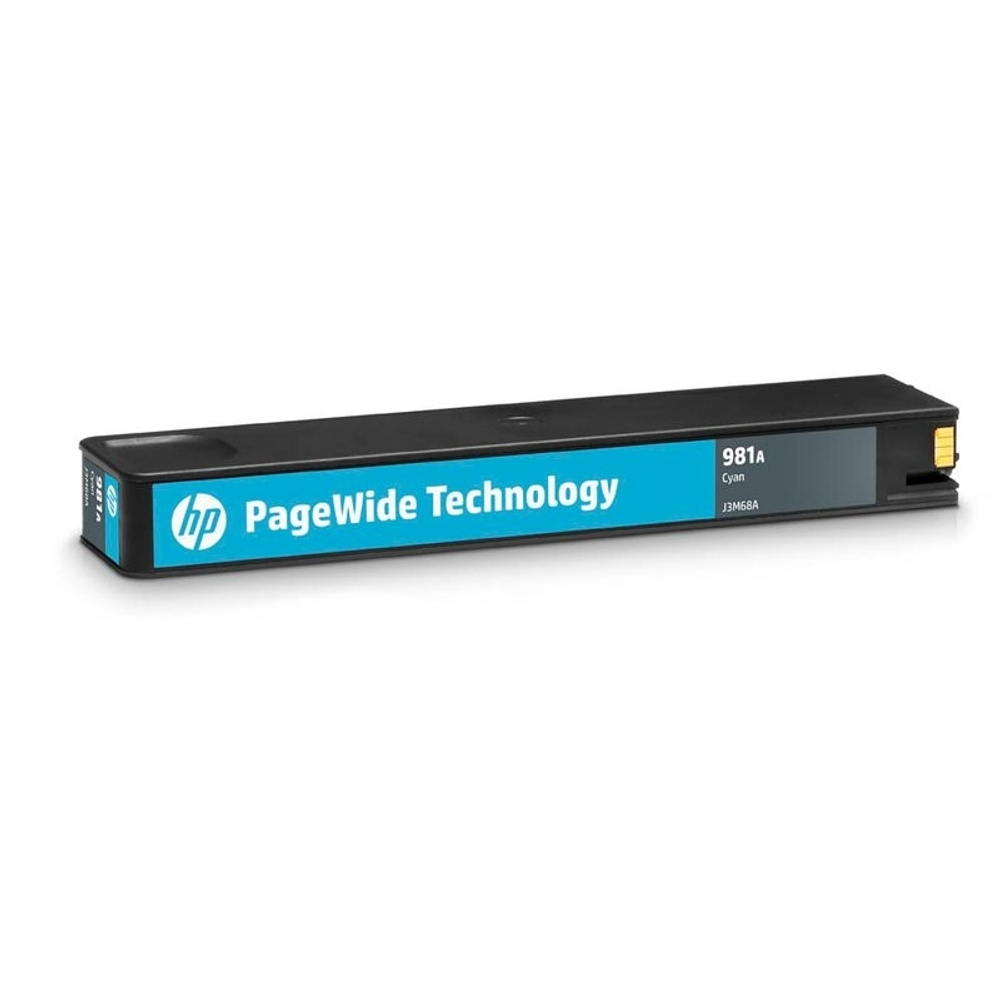 Картридж HP 981A (J3M68A) для PageWide E58650, Enterprise 556/586 голубой (6k)