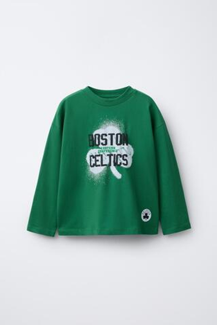 ZARA ЛОНГСЛИВ CELTICS NBA, ЗЕЛЕНЫЙ
