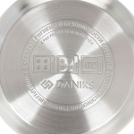 Набор посуды нерж, 8 пр, кастрюли 3,4,6.5 л, ковш 2 л, индукц, Daniks, Стандарт PR, SD-8-2