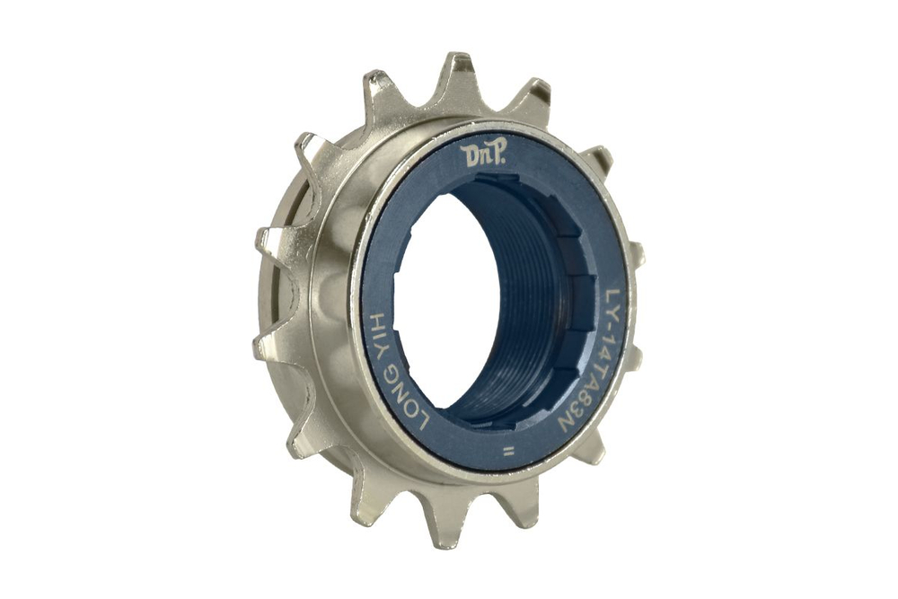 Трещотка BMX DNP LY-14TA83N, 1/2х3/32 14T, резьба M30х1, Cro-Mo, 30 кликов, 8-шлицев, никелированная
