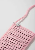 Вязаная сумочка FOS Розовая
