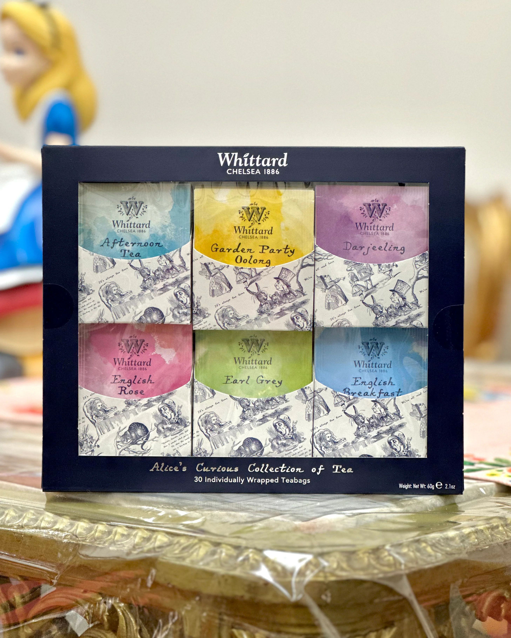 Whittard of Chelsea 1886 Набор чая в пакетиках Alice's Curious Collection of Tea, 30шт
