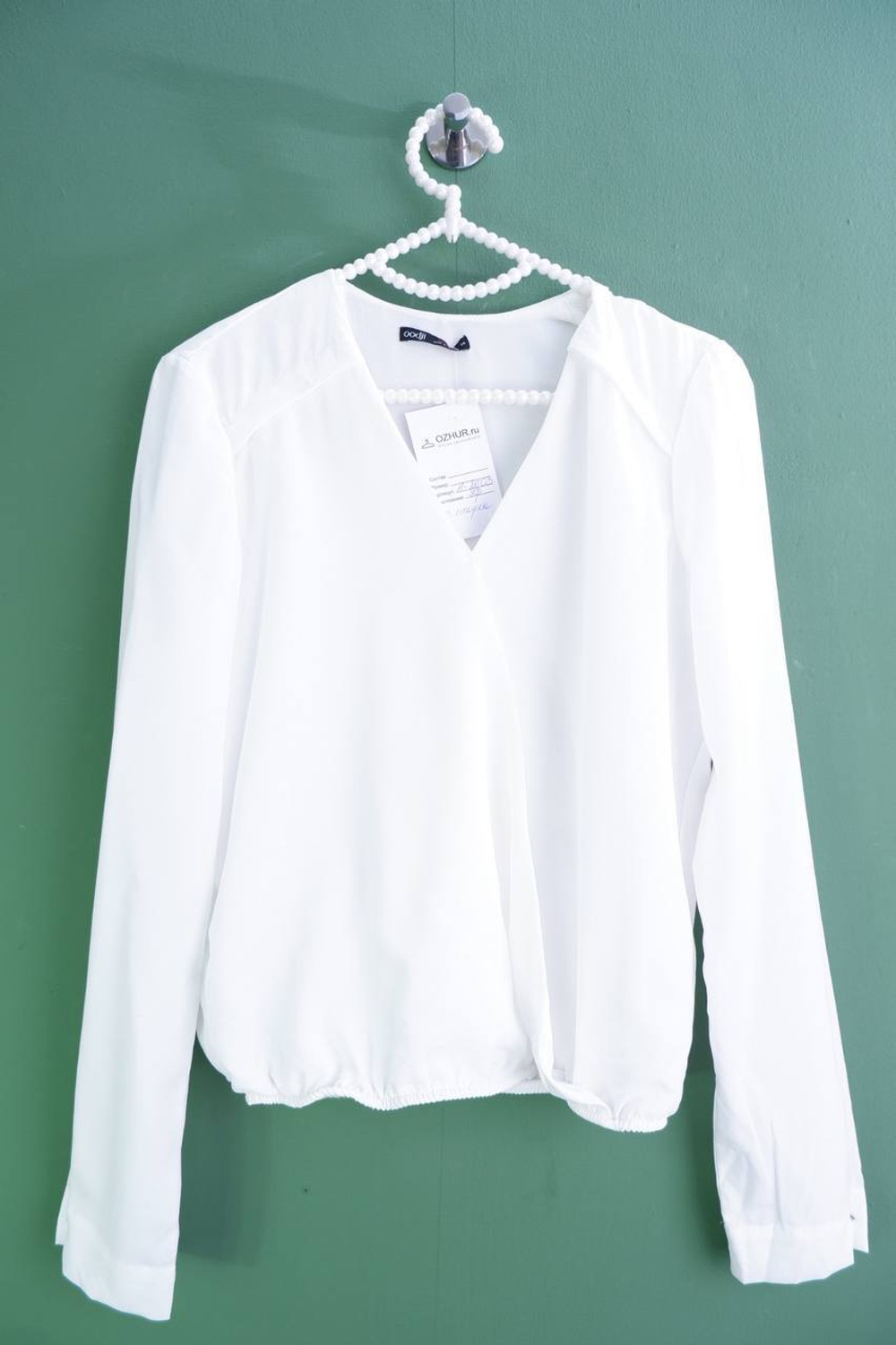 Блузка Oodji легкая и комфортная, маркировка 34, визуально на 40 размер