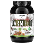 Axe & Sledge Supplements, Farm Fed, изолят сывороточного протеина травяного откорма, со вкусом соленой карамелью, 840 г (29,63 унции)