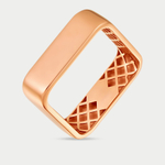 Женское кольцо из розового золота 585 пробы без вставки (арт. 901051-1000)