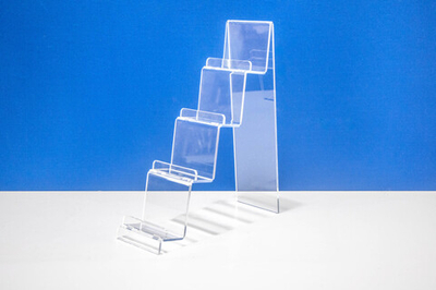 Подставка под портмоне 4-х ярусная с бортиками