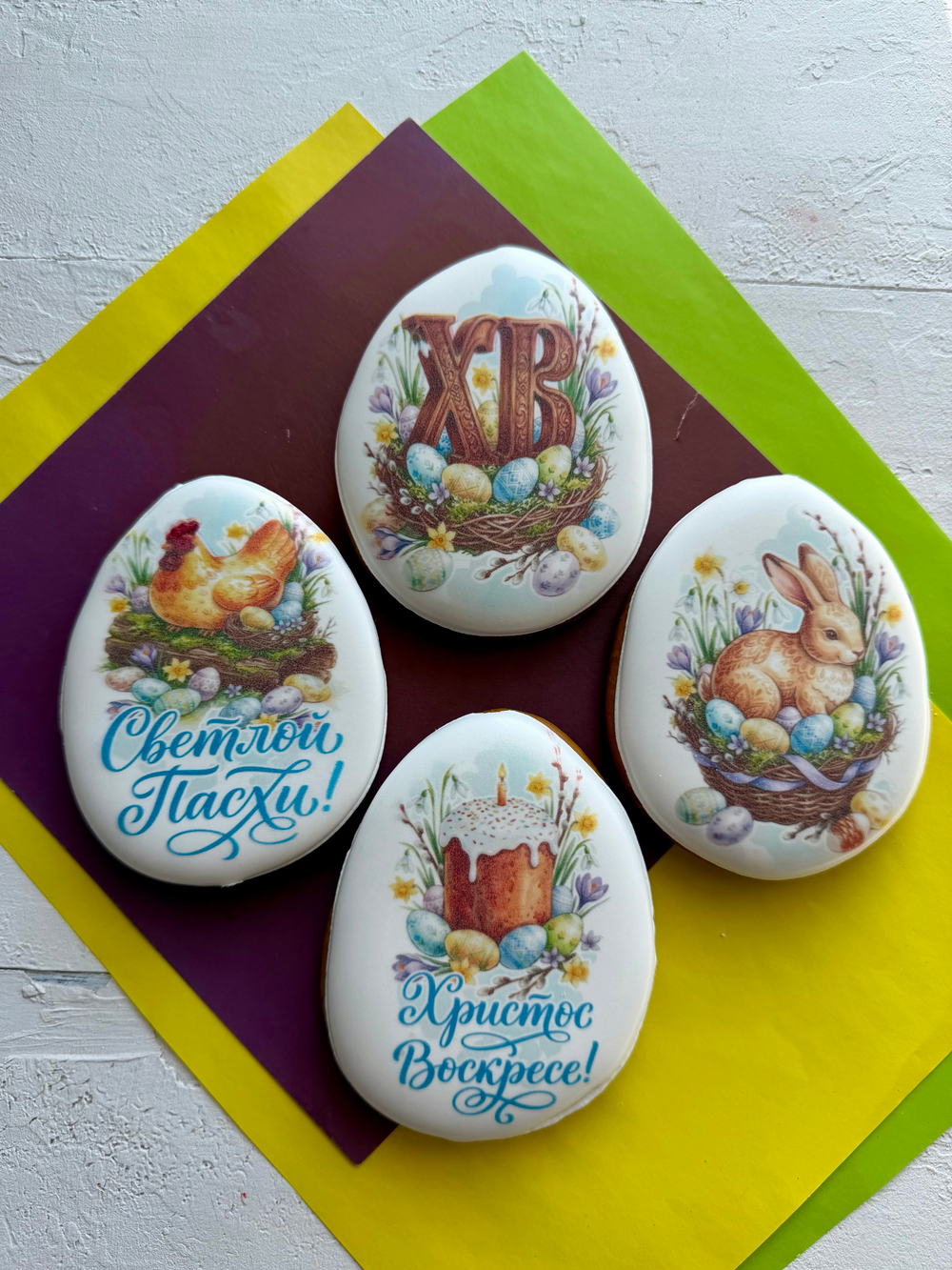 Набор имбирных пряников на Пасху