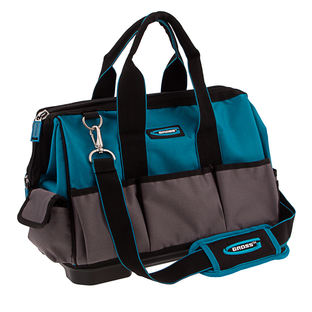 Сумка для инструмента HanD Werker, 26 карманов, дно пластик, наплечный ремень, 400 х 225 х 310 мм Gross