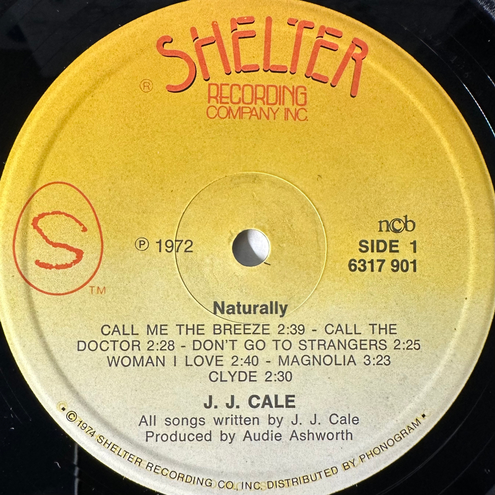 J.J. Cale - Naturally (Скандинавия 1974г.)