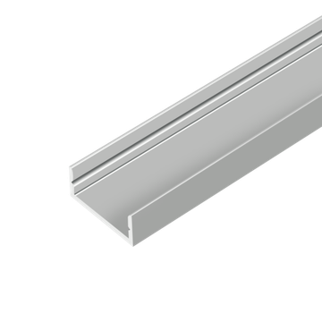 Профиль накладной AQ FORM для LED лент 15х7 2 м алюминий