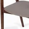 Стул с подлокотниками Esse Soft, орех, серо-коричневое сиденье