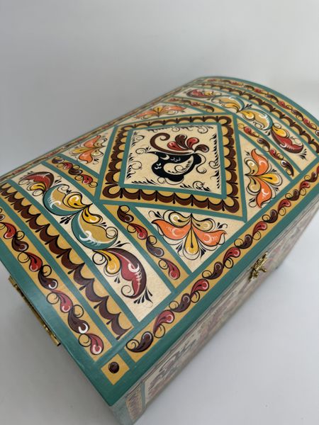 Сундук подарочный с ручной росписью