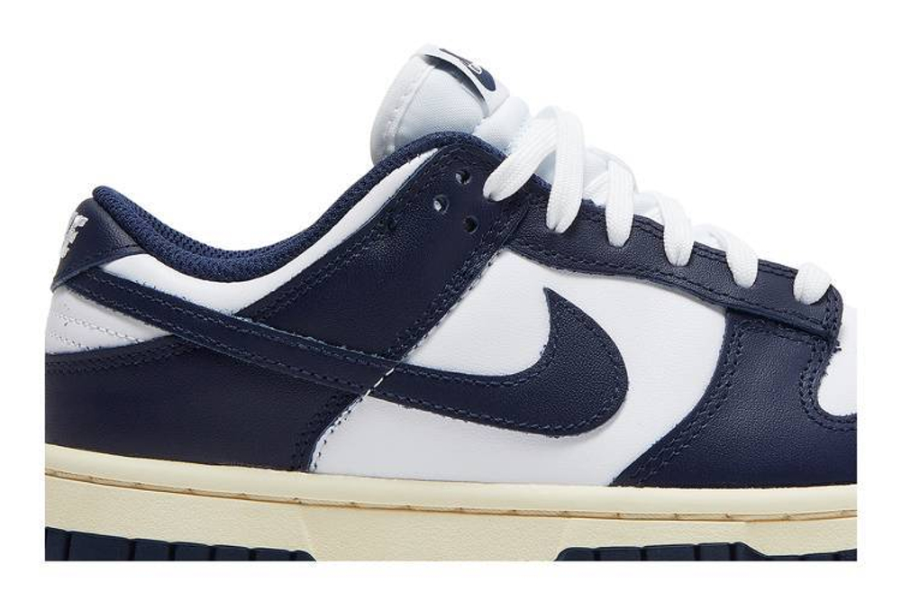 Кроссовки Nike Dunk Low "Midnight Navy And White" (Женская размерная сетка)