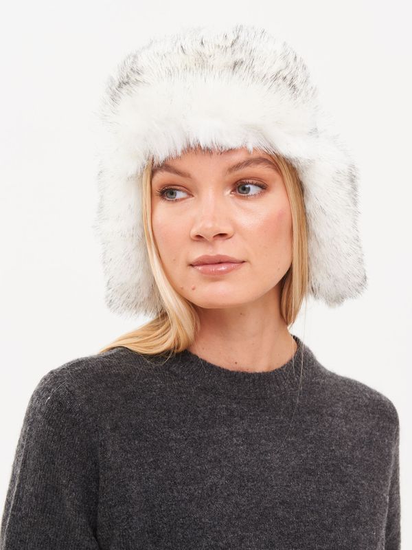 Шапка ушанка зимняя Siberia Lady ткань Breathable цвет Голубой/Серый