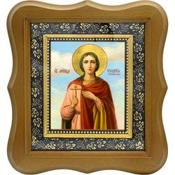 Пелагия Тарсийская Преподобная дева мученица. Икона на холсте.