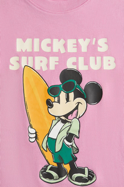 H&M Футболка с принтом, лиловый