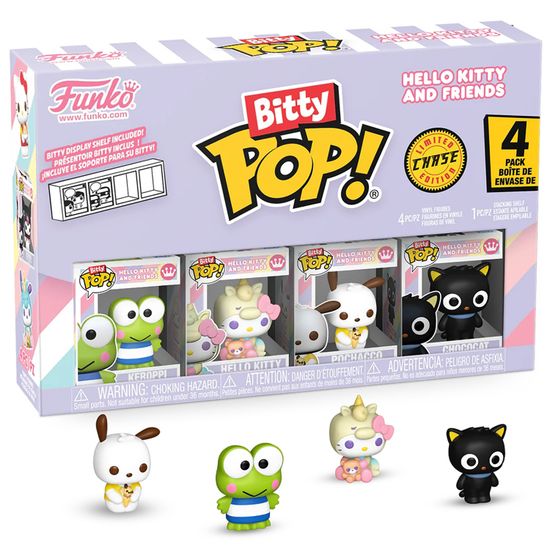 Фигурка Funko Bitty POP! Hello Kitty And Friends Keroppi+HK+Pochacco+Chase (1 of 4) 4PK 85714 (00055302/260525/0081001/20, Китай)