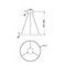 Подвесной светодиодный светильник Maytoni Rim MOD058PL-L32WK