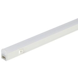 Линейный светодиодный светильник ЭРА LLED-01-12W-4000-W 12Вт 4000K L874мм с выключателем | Бытовые светодиодные линейные светильники