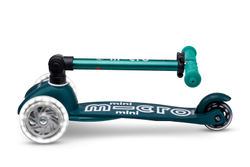 Самокат Mini Micro Deluxe складной ECO LED зеленый
