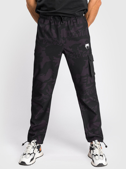 Брюки спортивные Venum Trooper Black/Deep Purple