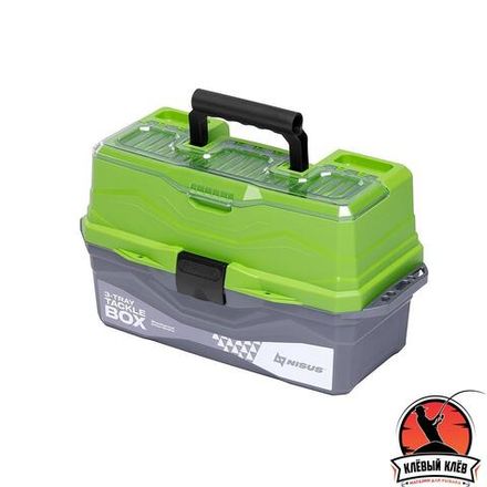 Ящик для снастей Tackle Box трехполочный зеленый (N-TB-3-G) NISUS