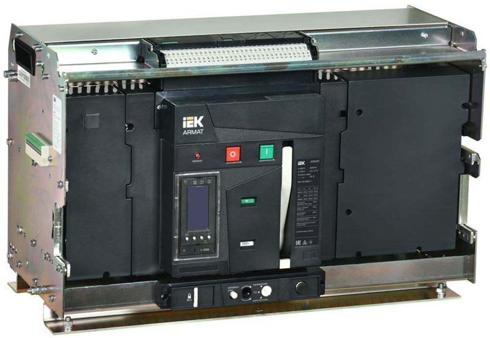 Выключатель автоматический воздушный 3п H 6300А 125кА TY выдвиж. с комплектом аксессуаров ARMAT IEK AR-ACB-3VH-125-6300A-TYCF Выключатель автоматический воздушный 3п H 6300А 125кА TY выдвиж. с комплектом аксессуаров ARMAT IEK AR-ACB-3VH-125-6300A-TYCF