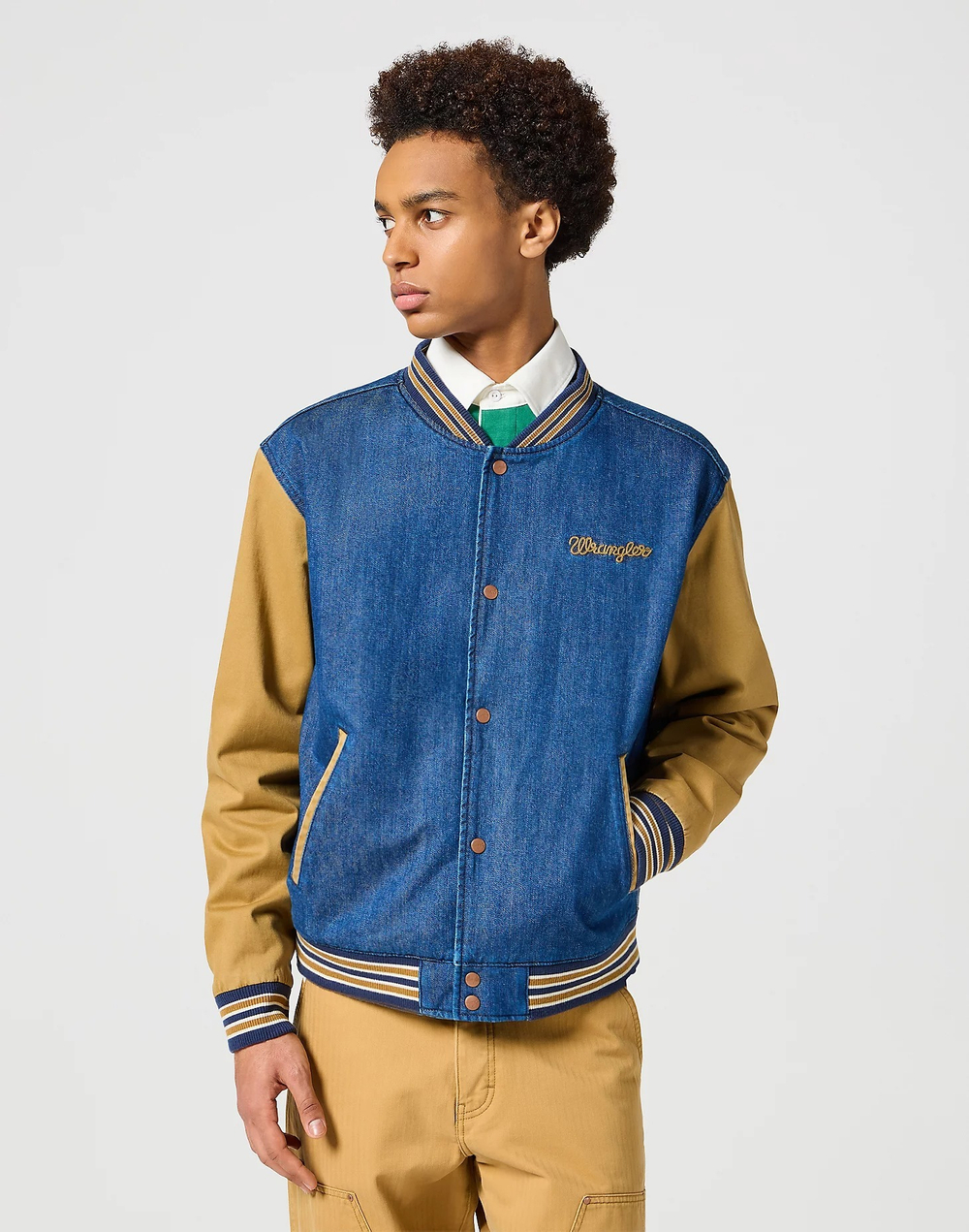 Куртка утепленная мужская WRANGLER VARSITY JACKET