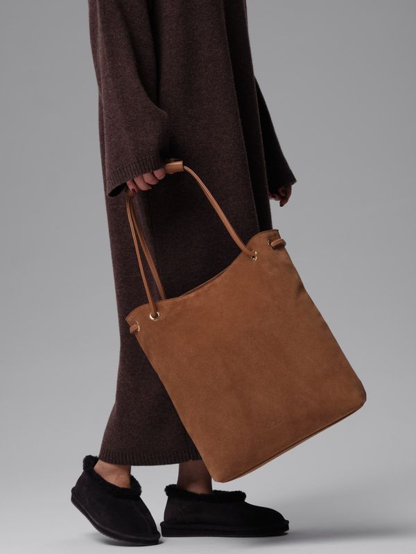 Замшевая сумка Ann DBR 31228 светло-коричневый