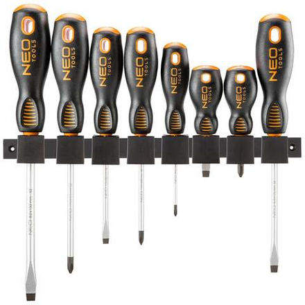 Набор отверток NEO Tools SL/PH 8 шт двухкомп рукоятка 04-207