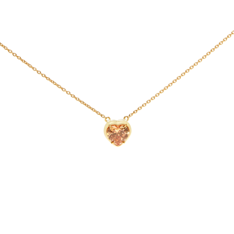 Колье Сердце Макарон – Ваниль