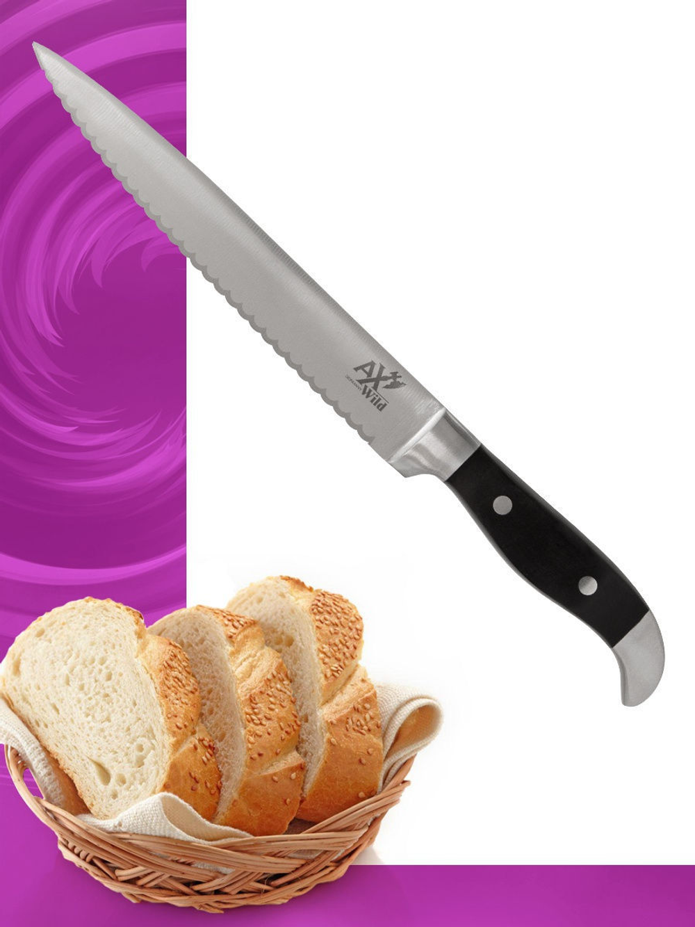 Нож MEXICO кованый хлебный 20см