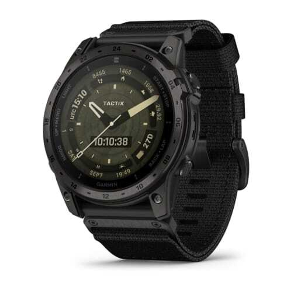 Смарт часы Garmin Tactix 7 Amoled edition, черный нейлоновый ремешок