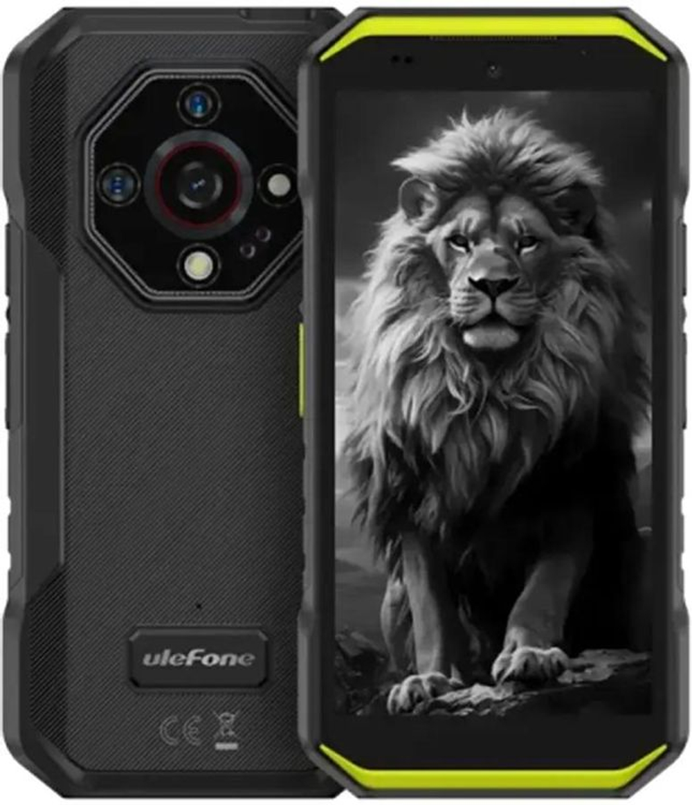5.65" Смартфон ULEFONE Armor X32 6/128Gb,  NFC,  IPS,  90Гц,  5500мAч,  ярко-зеленый