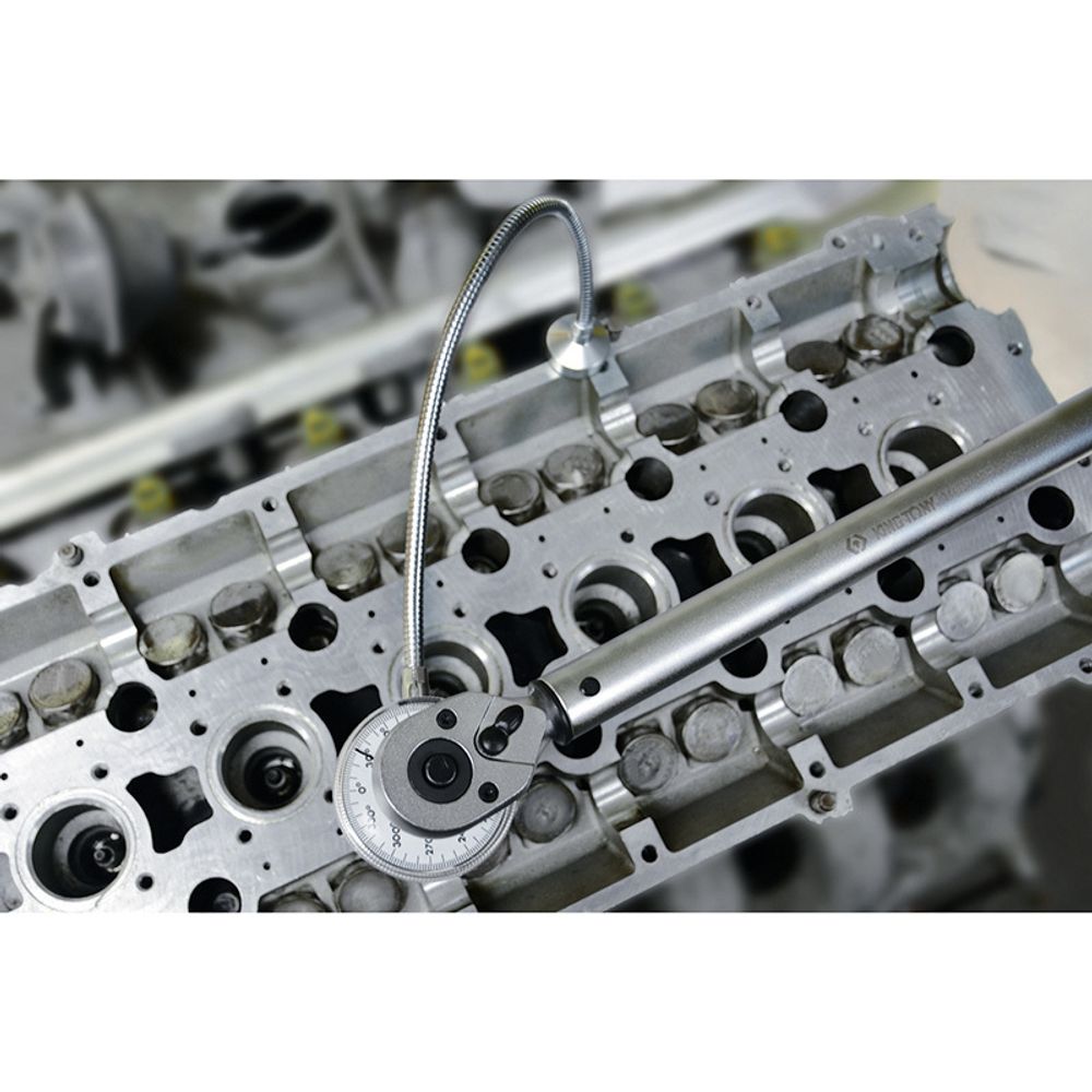 KING TONY (34440A) Угломер 1/2" с магнитным держателем