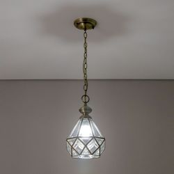 Citilux Витра-1 CL442110 Подвесной светильник витражный Бронза