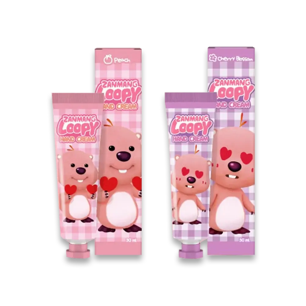 Крем для рук с ароматом персика Zanmang Loopy Hand Cream Peach, 30 мл