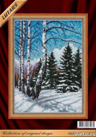 "Декабрь"-185 вышивка