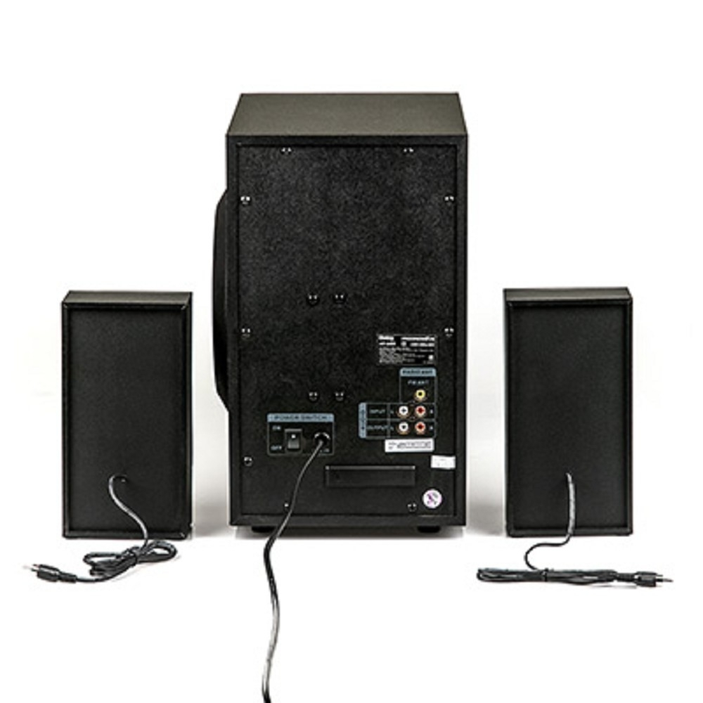 Dialog Progressive AP-240B BLACK - акустические колонки 2.1, 50W+2*10W RMS, Bluetooth, USB+SD reader