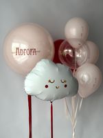 Воздушные шары на выписку для девочки №8877