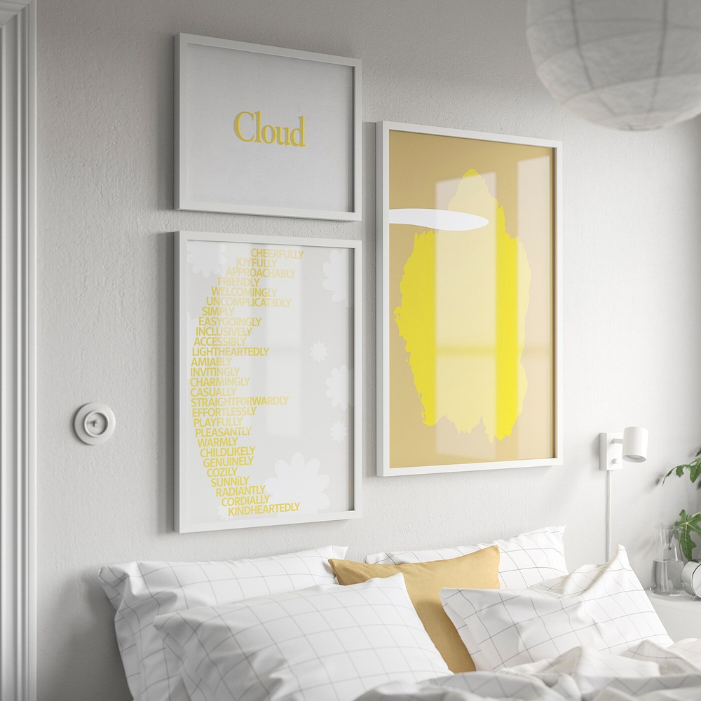 IKEA RÖDALM  (ИКЕА РÖДАЛМ)  -  Рамка, белая, 40x50 см