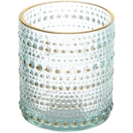 Подсвечник «Хрустальный блеск» 7*7,8 см, Голубой