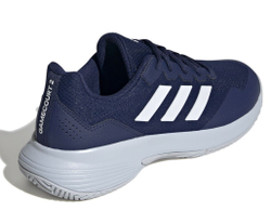 Мужские кроссовки теннисные Adidas Gamecourt 2.0 - небесный