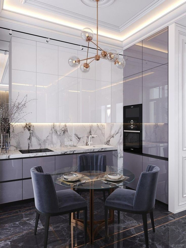 Примеры современных дизайнов кухонь из интернета