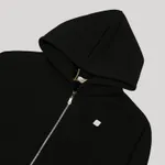 Худи One Two Zip-Up Logo утепленный черный